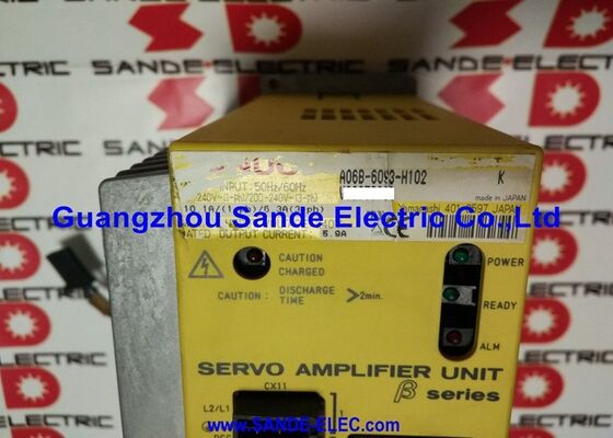 Fanuc সার্ভো এম্প্লিফায়ার ইউনিট 200-240VAC 6.3A/5.9Amps A06B-6093-H102 A06B6093H102 A06B-6093-H102