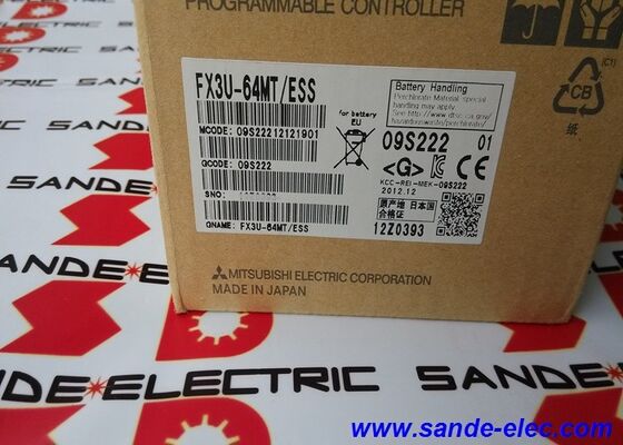 Mitsubishi FX3U-64MT/ESS বেস ইউনিট Ac 100-240v 32 ইনপুট Dc 24v 32 ট্রানজিস্ট