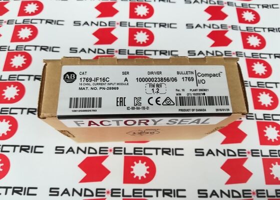 একটি নতুন এ বি অ্যালেন ব্র্যাডলি কমপ্যাক্ট লজিক্স 1769-আইএফ 16 সি 16-চ্যানেল অ্যানালগ ইনপুট মডিউল 1769 আইএফ 16 সি