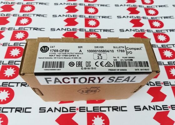 একটি নতুন AB 1769-OF8V 1769OF8V 8 চ্যানেল ভোল্টেজ আউটপুট মডিউল 1769-0F8V