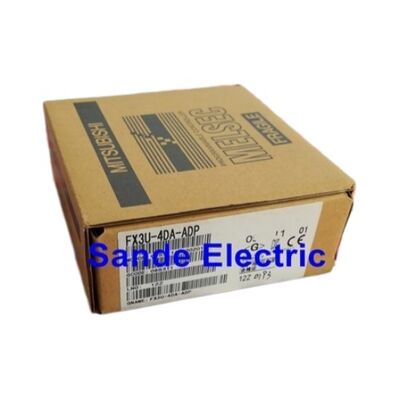 নতুন বক্সে MITSUBISHI FX3U-4DA-ADP FX3U4DAADP এক্সপ্রেসড শিপিং পিএলসি মডিউল
