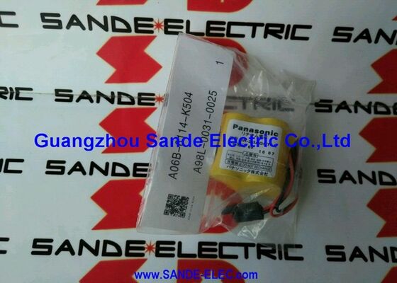 প্যানাসনিক সার্ভো ব্যাটারি A06B-6114-K504 A98L-0031-0025 A06B6114K504 A98L00310025 AO6B-6114-K5O4 A98L-OO31-OO25
