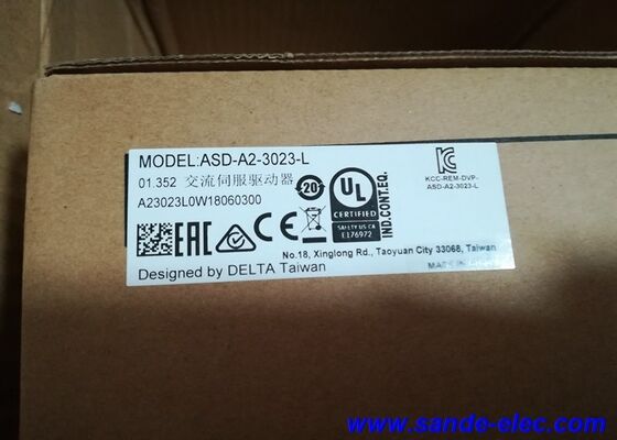 DELTA ASD-A2-3023-L সার্ভো মোটর ড্রাইভার কিট 3.0kw 1500rpm 19.1Nm