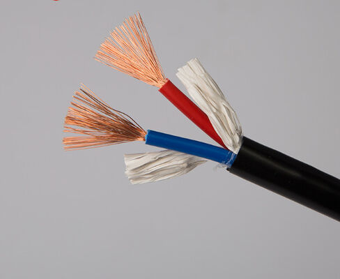 GB তামা কোর পাওয়ার কার্ড 2 কোর RVV0.5 0.75 1.0 1.5 2.5 4 বর্গাকার পর্যবেক্ষণ নরম sheath তারের