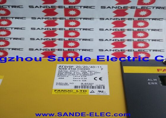 A06B-6134-H303 FANUC এসি সার্ভো এম্প্লিফায়ার ইউনিট A06B6134H303 AO6B-6I34-H3O3