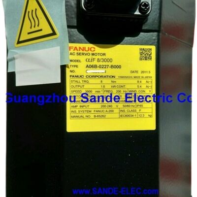 GE FANUC সার্ভো মোটর A06B-0227-B000 A06B0227B000 AO6B-O227-BOOO