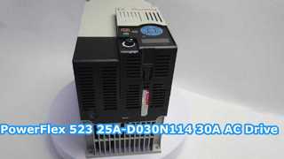অ্যালেন-ব্র্যাডলি 25A-D030N114 পাওয়ারফ্লেক্স 523 এসি ড্রাইভ পণ্য প্রদর্শন ভিডিও